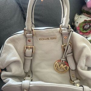 White Michael Kors Large Purse